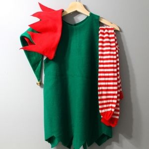 FELT CHRISTMAS ELF COSTUME SET